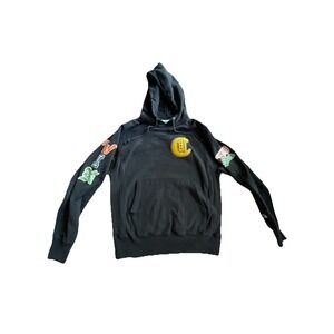 Champion Reverse Weave Hoodie Mens SZ Small Varsity Letter C‎ Sweatshirt Vintage